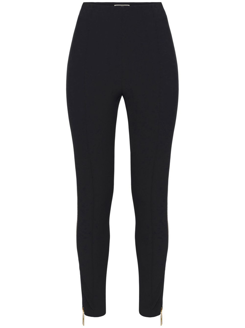 side-zip skinny trousers 1