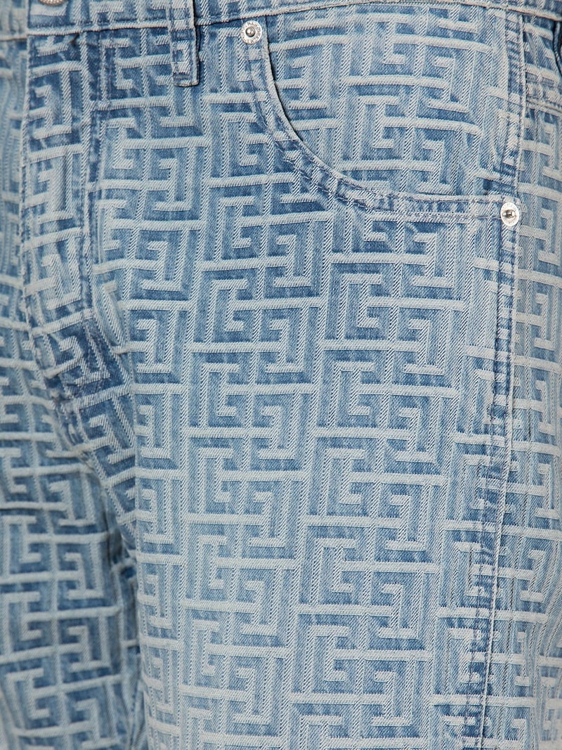 【Balmain】JACQUARD MONOGRAM STRAIGHT DENIM PANTS◆BH1MI040D 20112828_45285645_1000.jpg