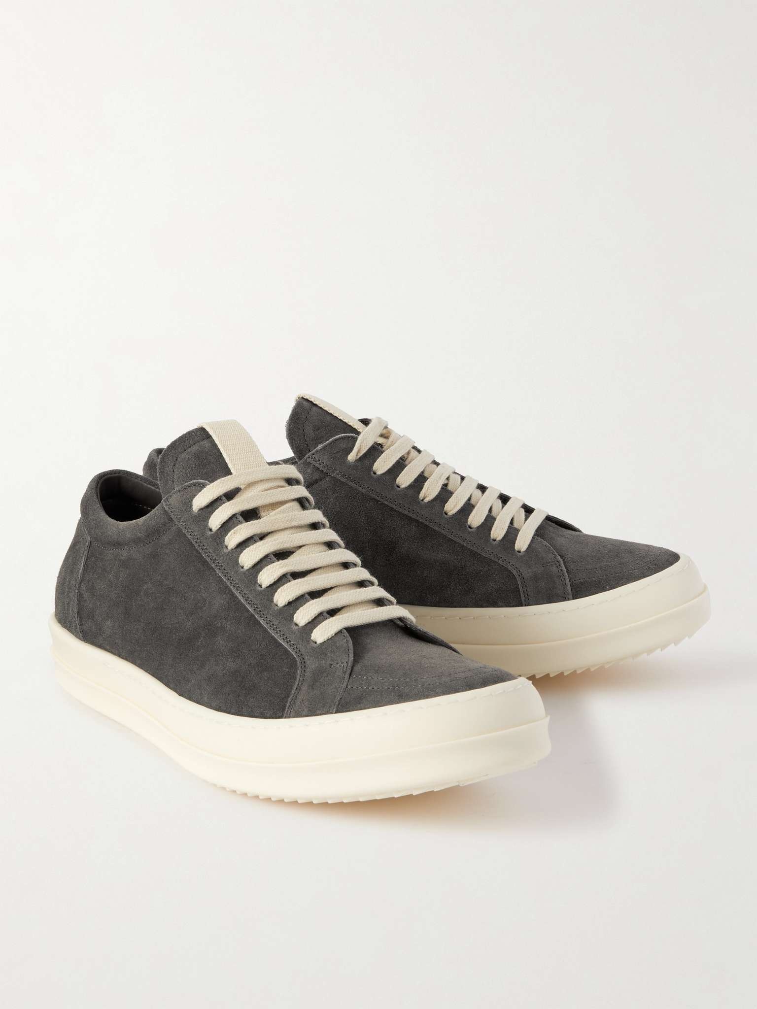 Canvas-Trimmed Suede Sneakers - 4