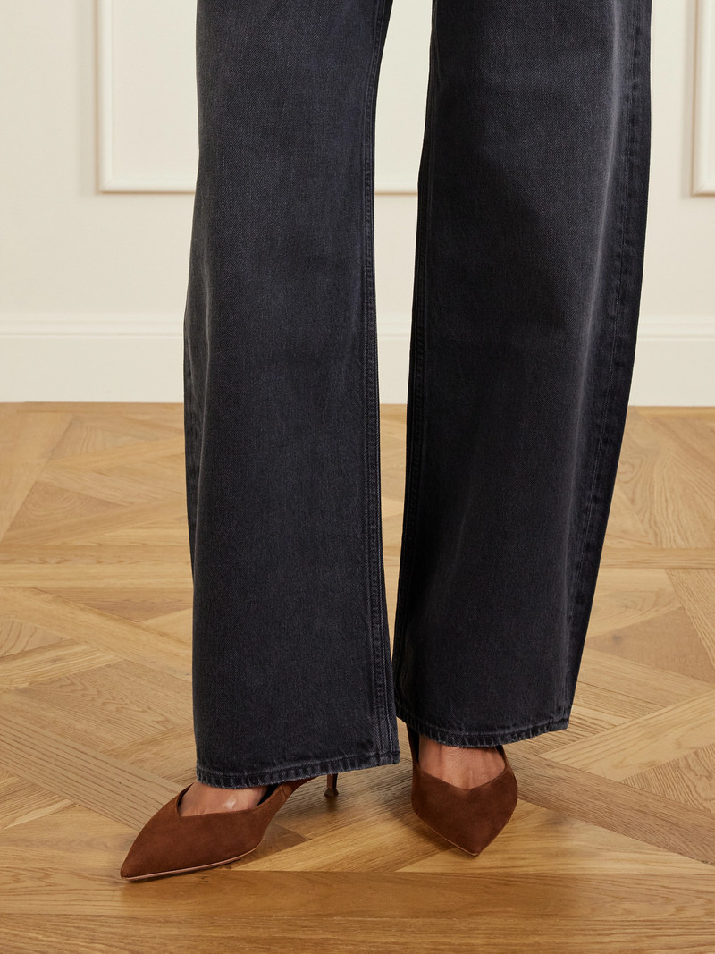 AQUAZZURA Sheeva 30 Cut-out Suede Pumps outlook