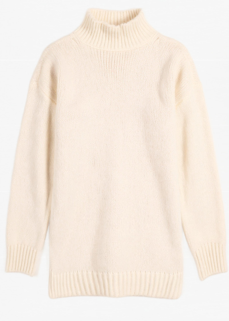 CATHERINE CASHMERE BLEND SWEATER MACADAMIA 5