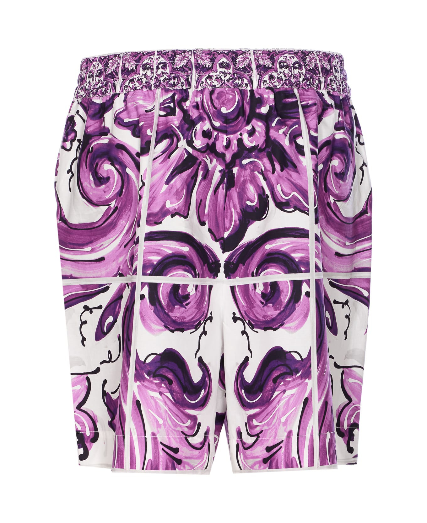 Maiolica Print Shorts - 2