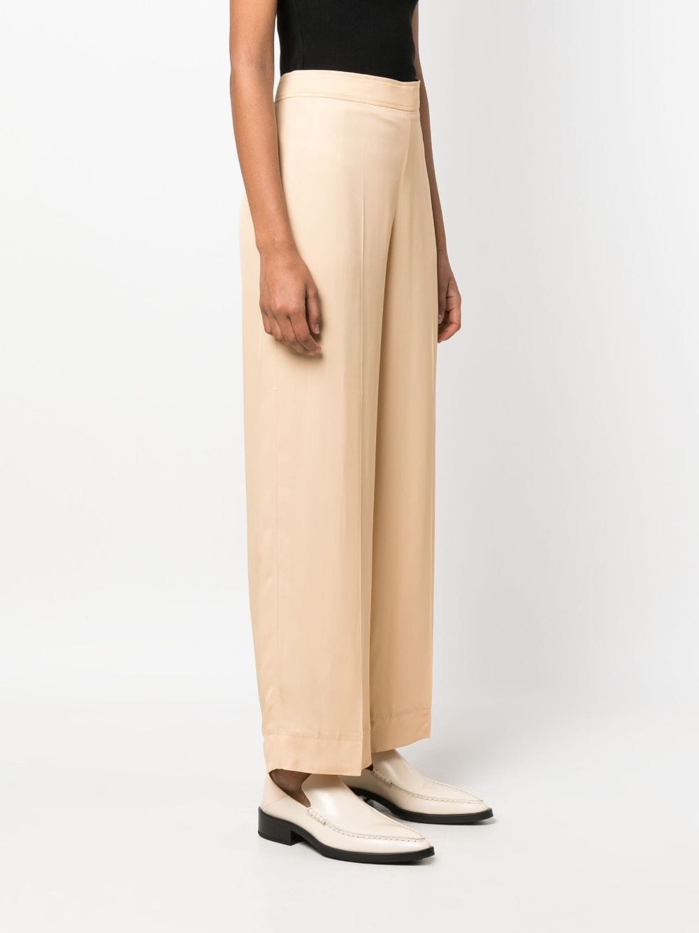 high-waist wide-leg trousers - 3