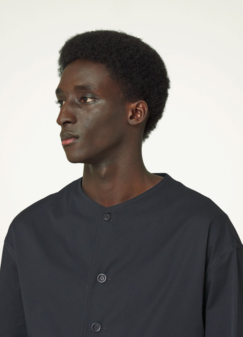 COLLARLESS RELAXED SHIRT 5