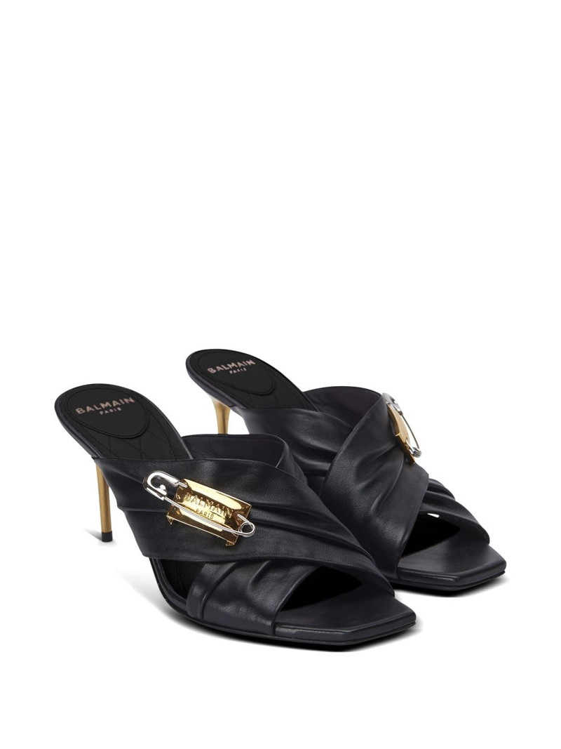 Balmain Safety Pin mules outlook