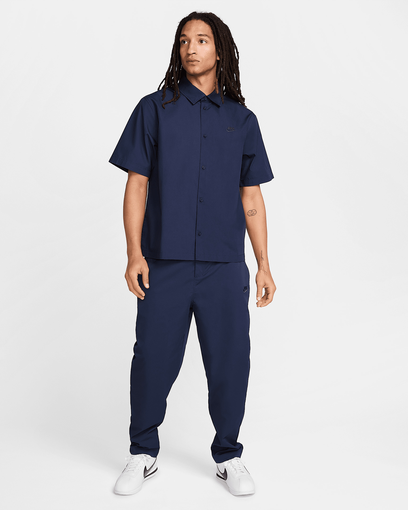 Nike Club Men's Short-Sleeve Button-Down Shirt - 6