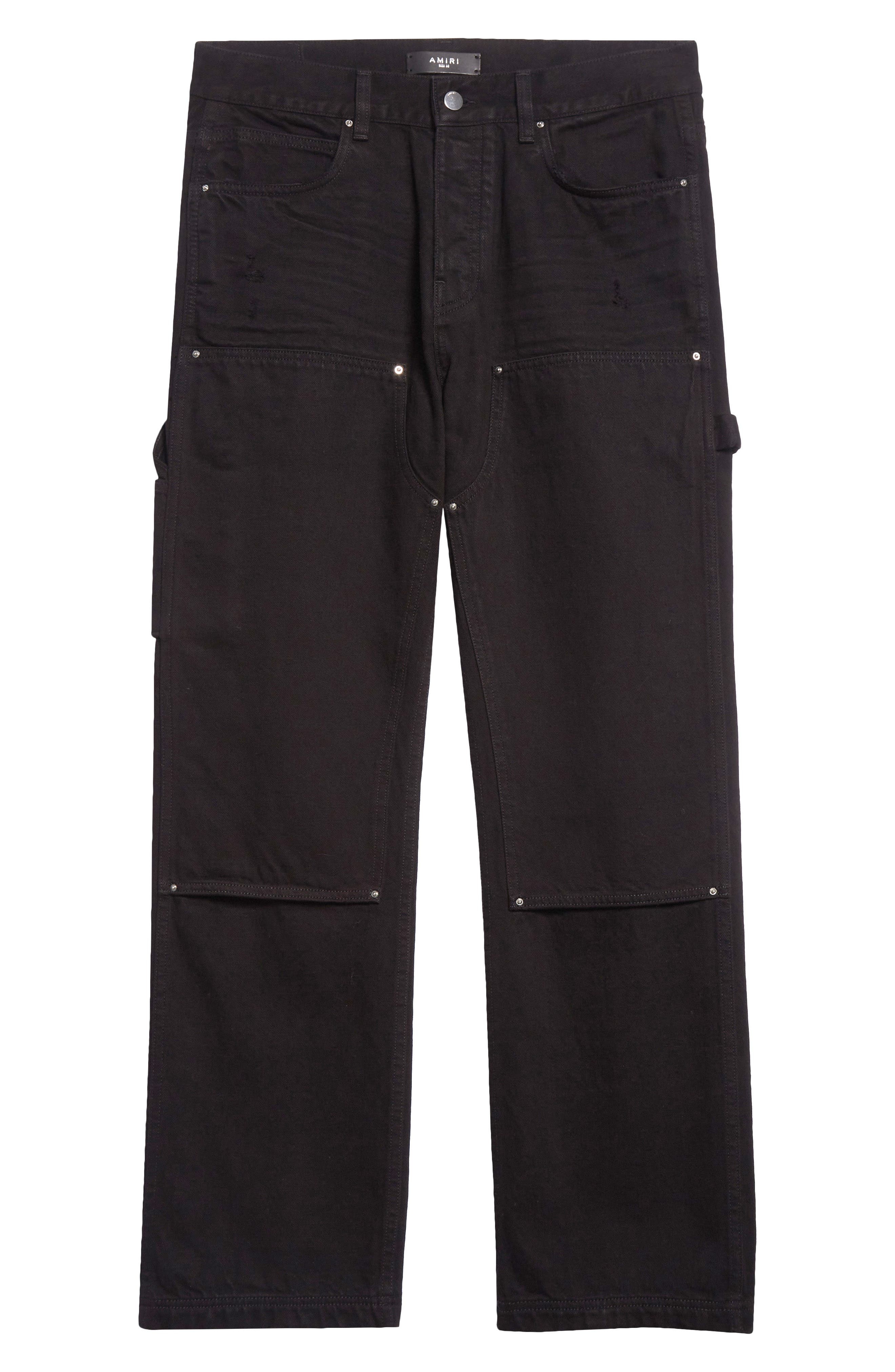 AMIRI Carpenter Jeans in Black Od at Nordstrom - 6