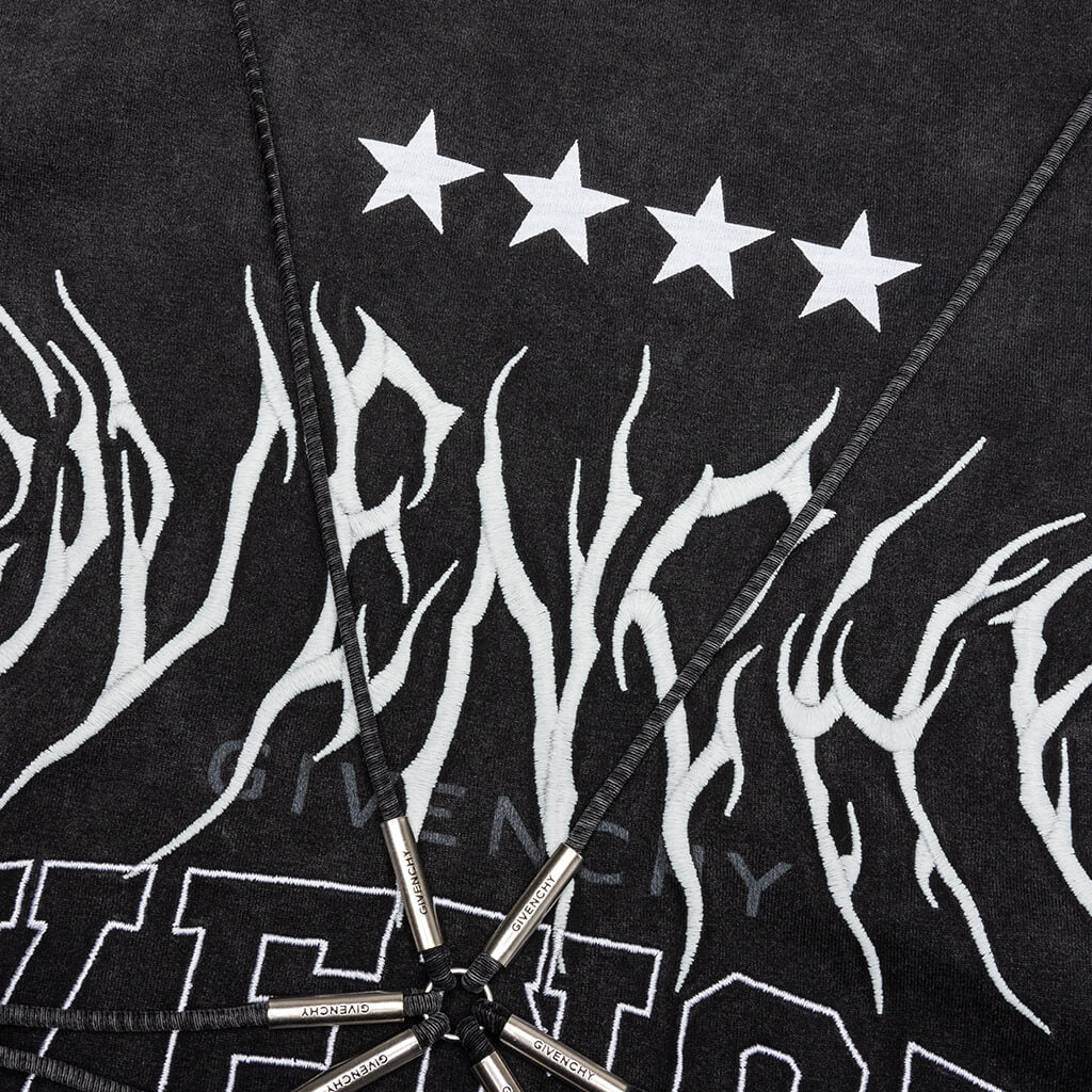 GIVENCHY OVERSIZED FIT T-SHIRT W/ HARNESS - GREY - 4