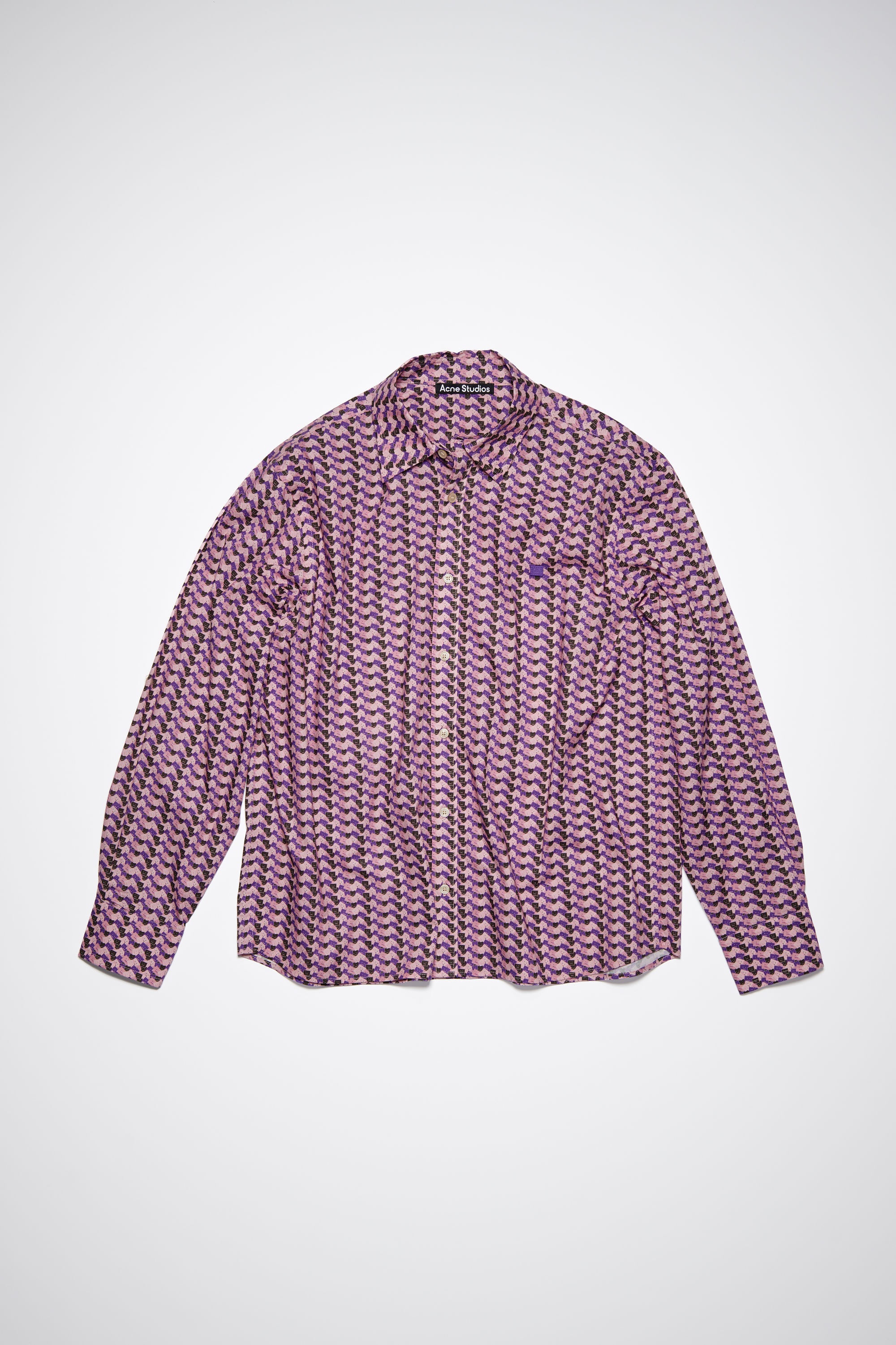 Face print shirt - Purple/Pink - 6