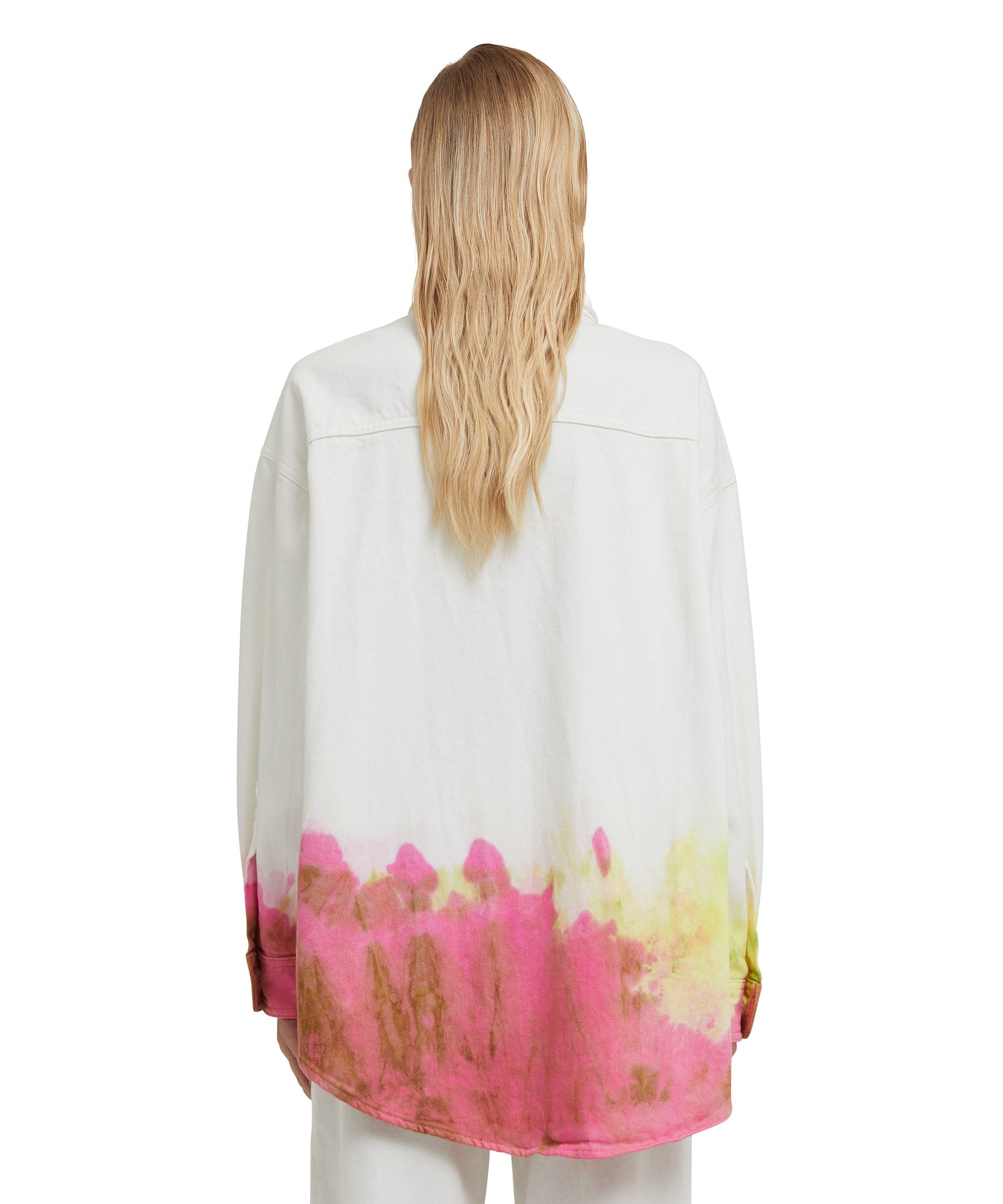 Bull cotton shirt with tie-dye treatment - 3