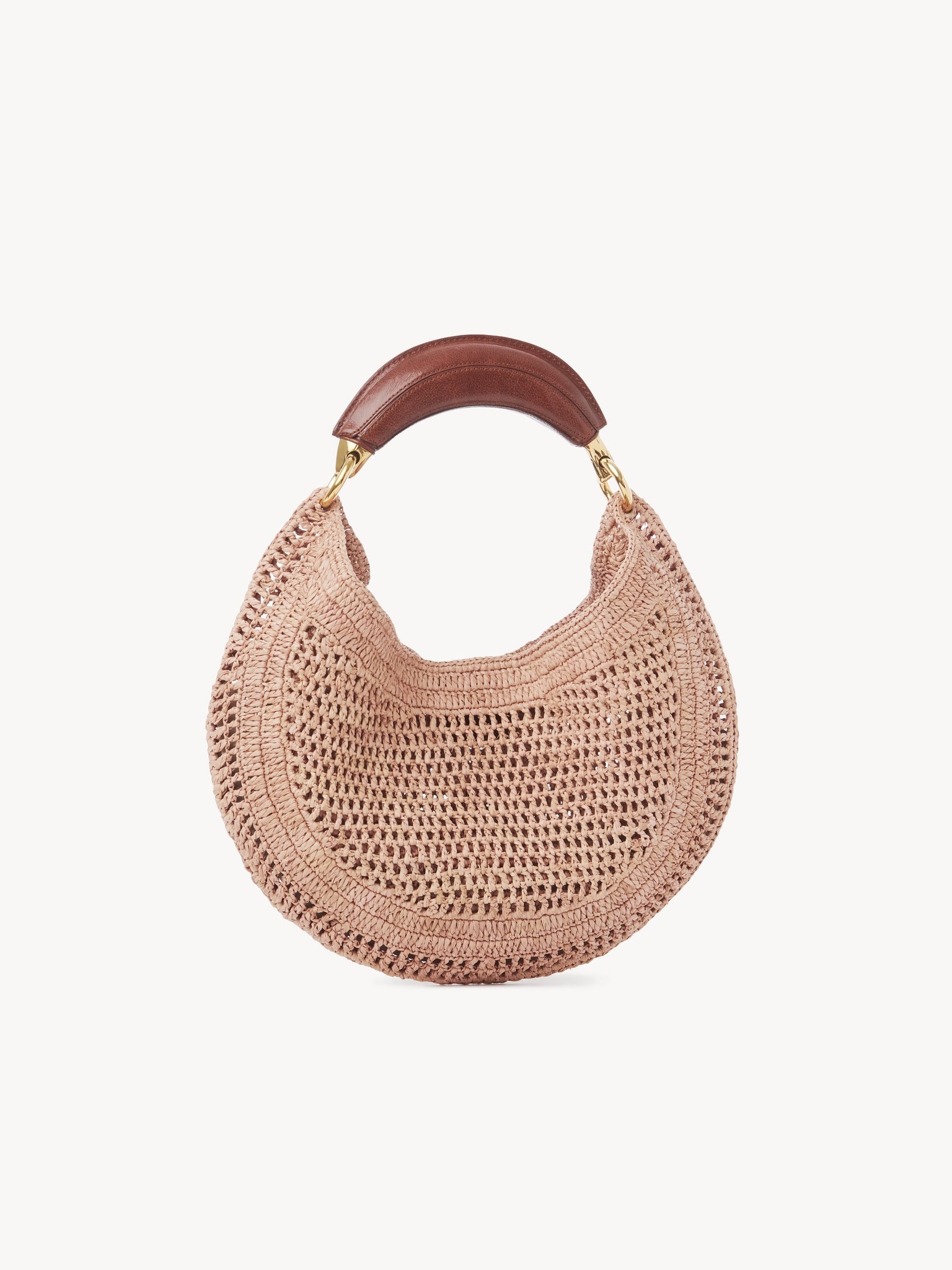 SUMMER BANANA HOBO BAG IN RAFFIA - 4