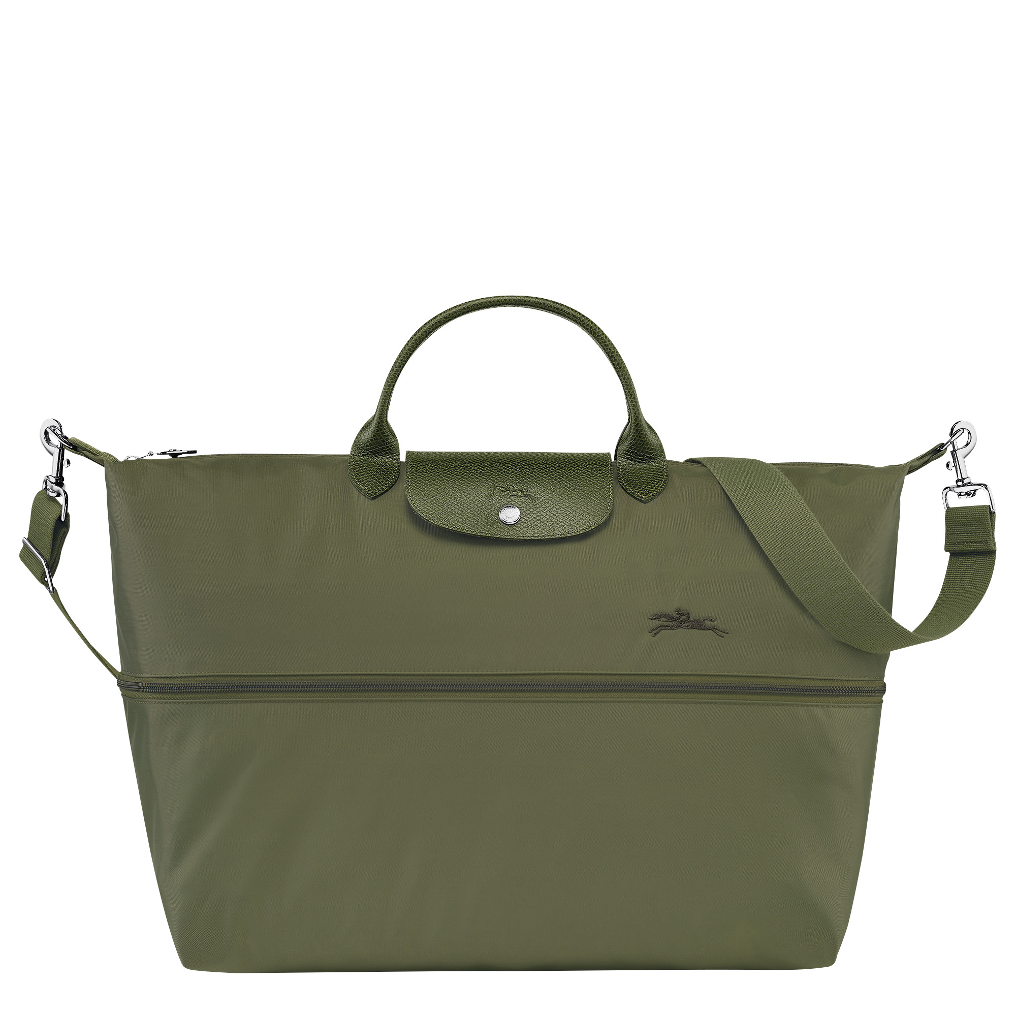 Le Pliage Green Travel bag expandable Forest - Recycled canvas - 5