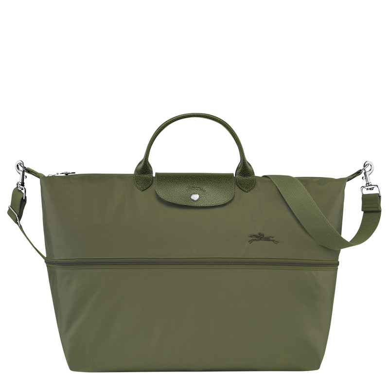 Le Pliage Green Travel bag expandable Forest - Recycled canvas 5