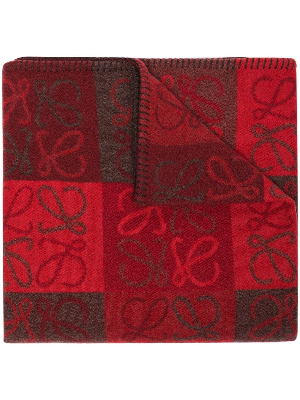 Anagram jacquard scarf - 1