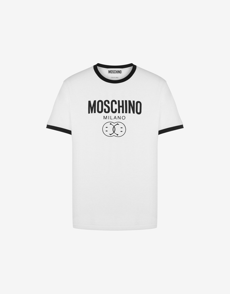 DOUBLE SMILEY® STRETCH JERSEY T-SHIRT 1