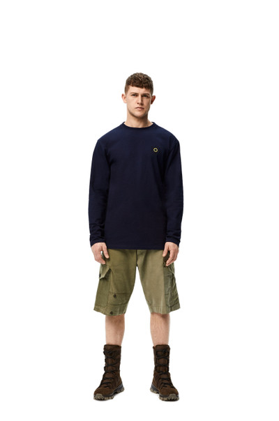 Loewe Long sleeve print T-shirt in cotton outlook