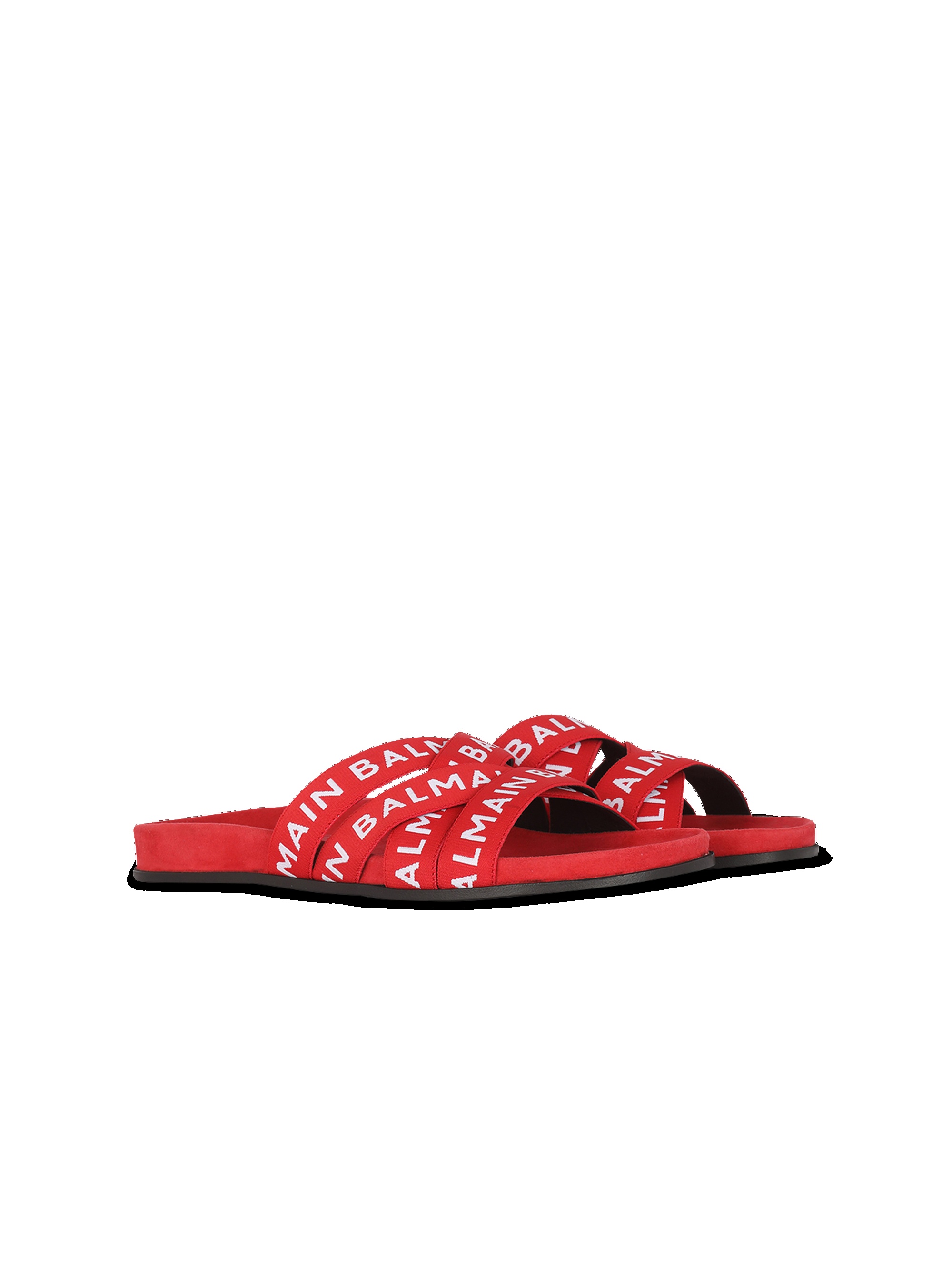 HIGH SUMMER CAPSULE - Union flip flops with Balmain logo print - 2