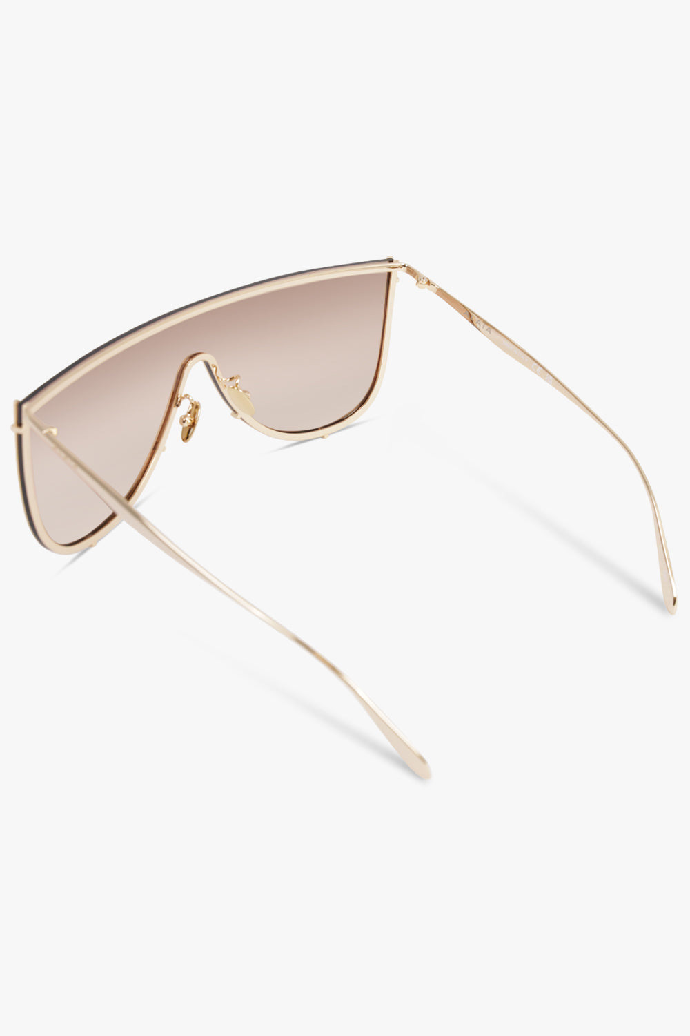AA0094S METAL MASK SUNGLASSES | BROWN - 3