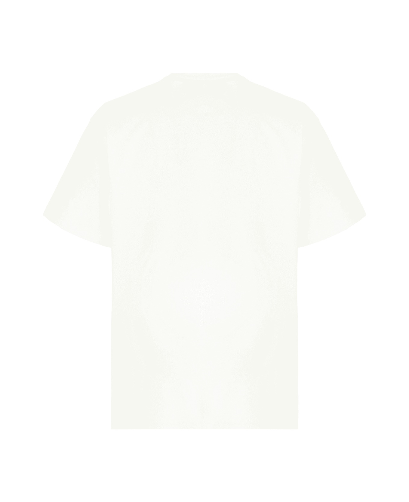 White Cotton T-shirt - 2
