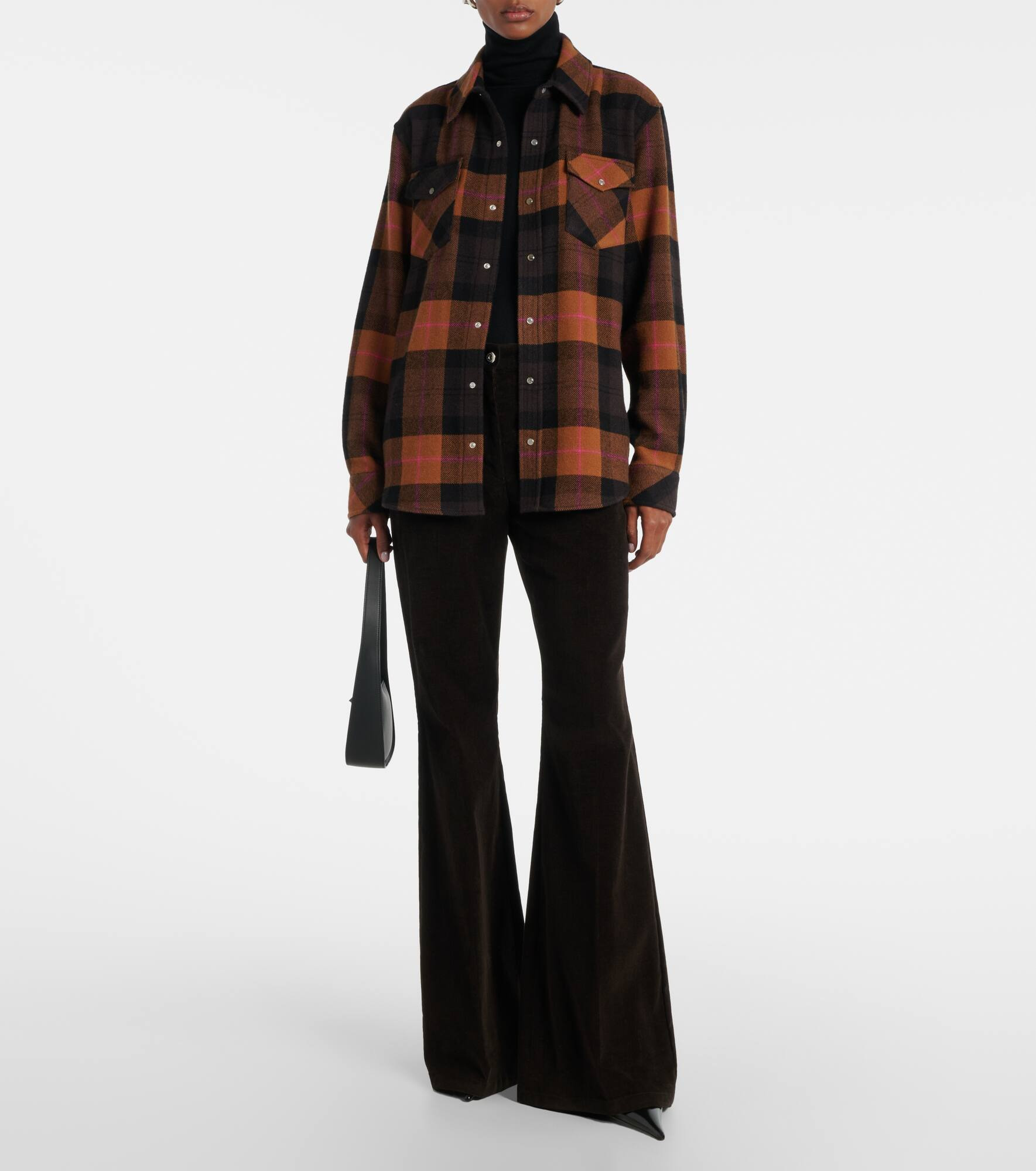Checked cashmere shirt - 2