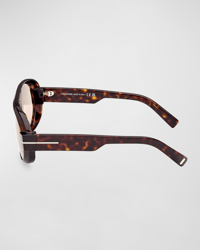 Men's Blake-02 Acetate Round Sunglasses 4