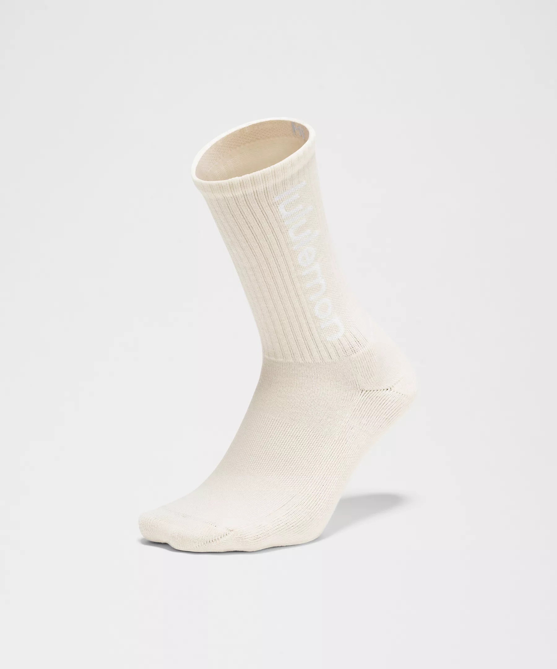 Unisex Daily Essential Crew Socks *Wordmark - 3