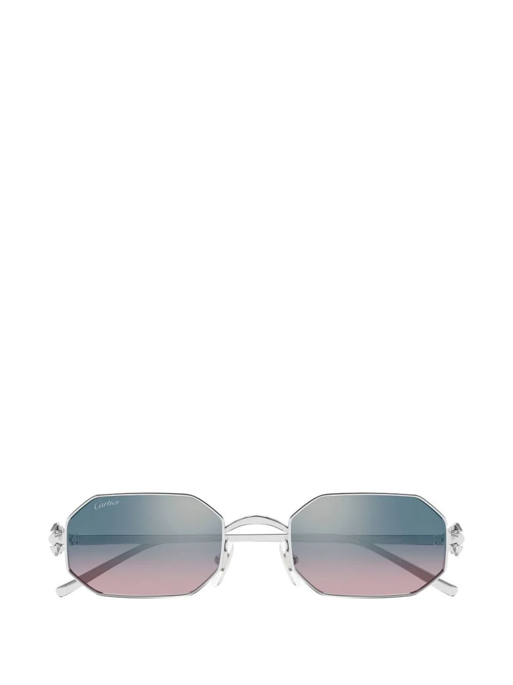 geometric-frame sunglasses - 1