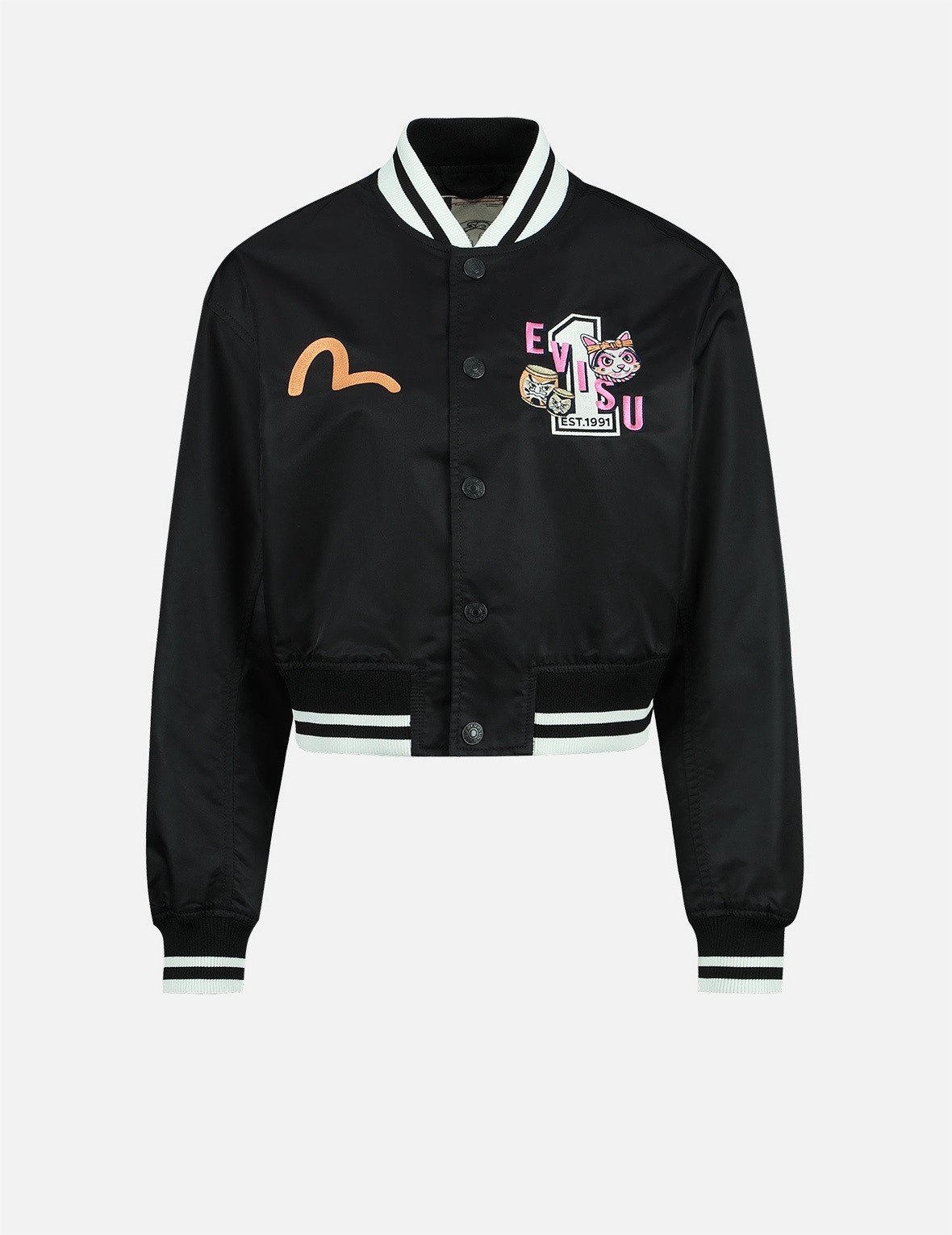 FORTUNE CAT DRUMMING APPLIQUÉ SOUVENIR JACKET - 2