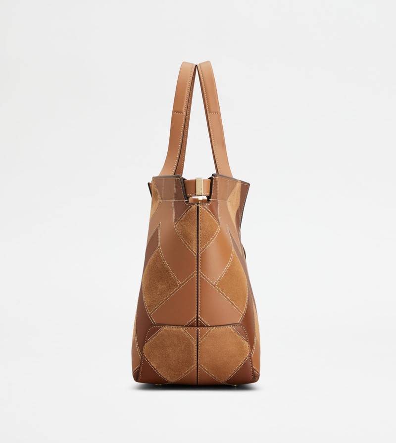 Tod's TOD'S DI BAG FOLIO IN LEATHER MEDIUM-SMALL - BROWN outlook