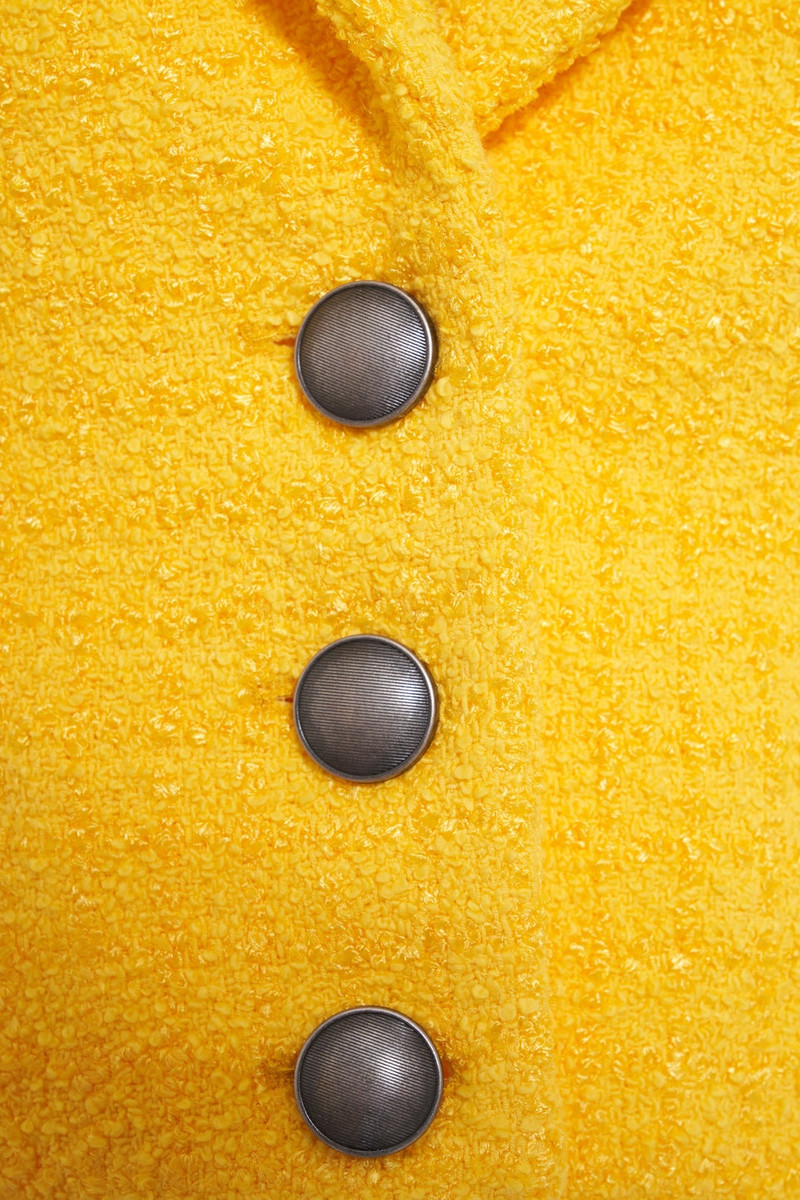 CHECKED TWEED BOUCLE CROPPED BOXY JACKET 3