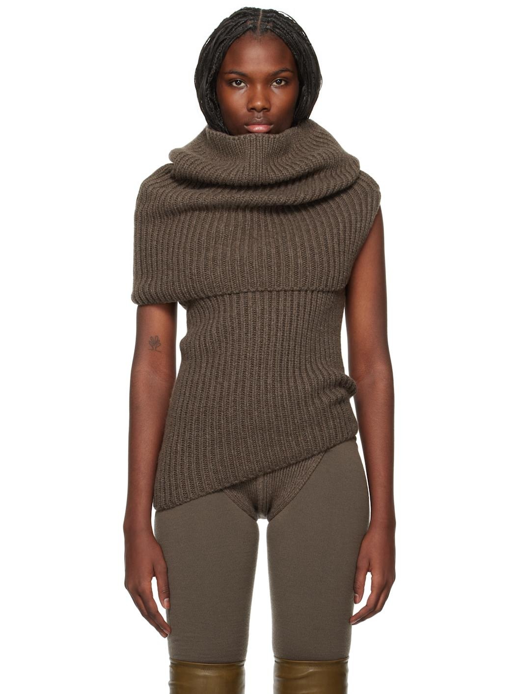 Gray Porterville Banded Turtleneck - 1