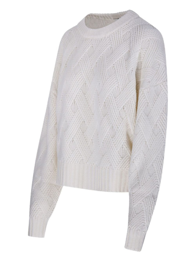 Allude diamond-pattern sweater outlook