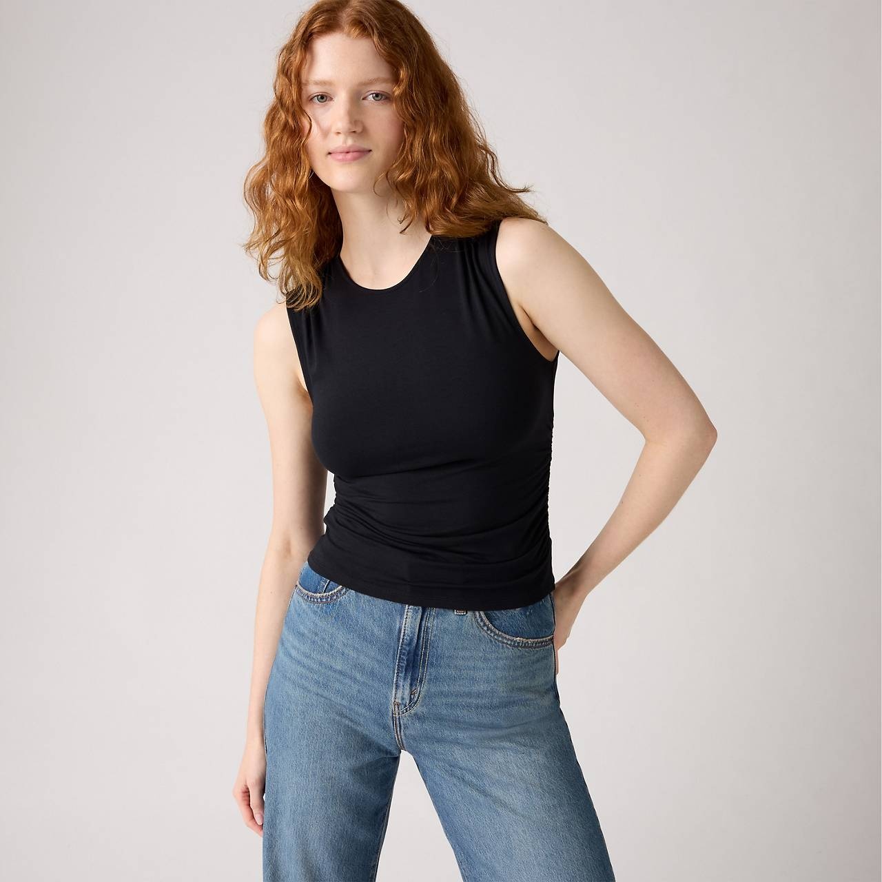 CRYSTAL RUCHED TOP - 2