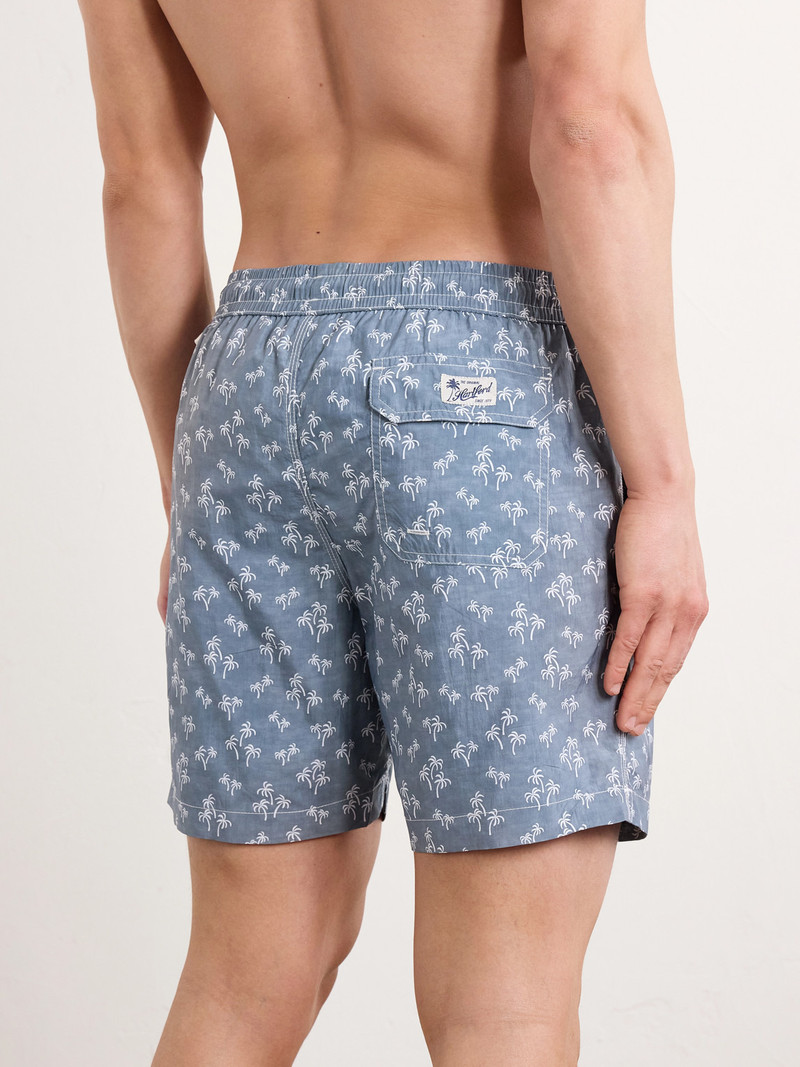 Straight-Leg Printed Swim Shorts 3