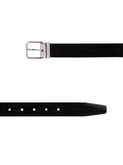 Dolce & Gabbana velvet leather belt outlook