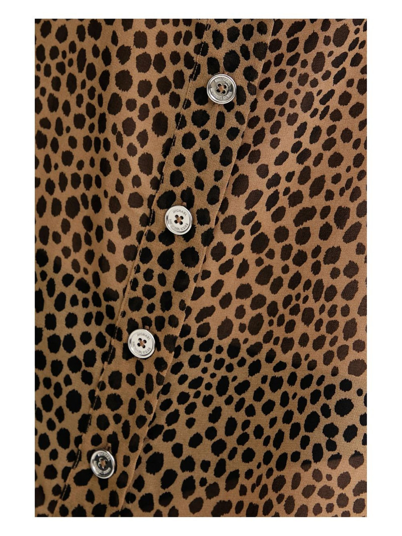 leopard-print button blouse 4