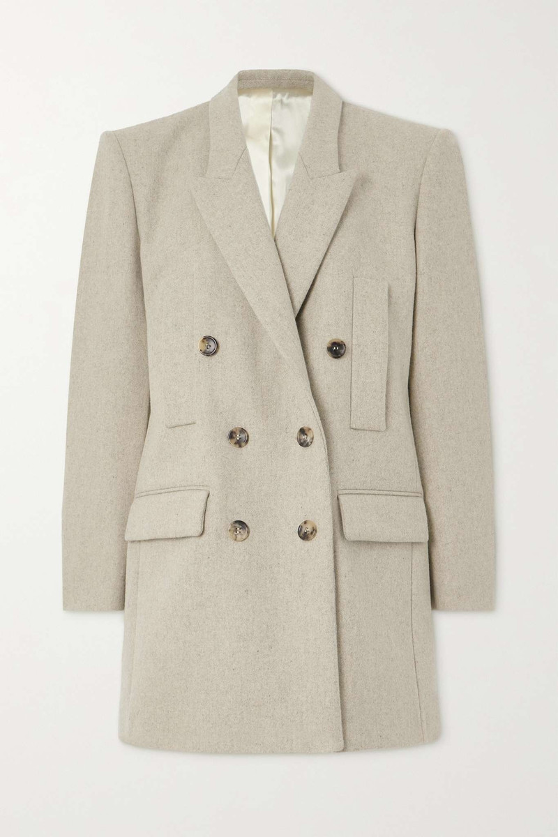 Floyd double-breasted wool-felt blazer - 1