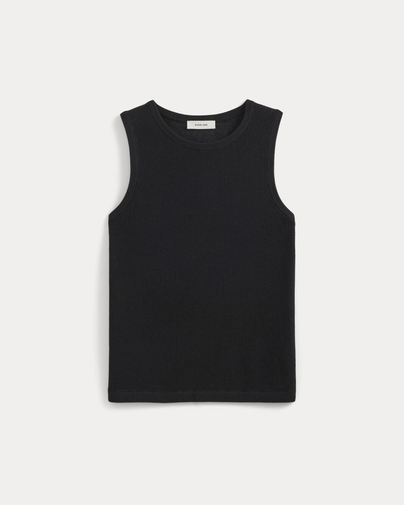 TEXTURED KNIT TANK - 1