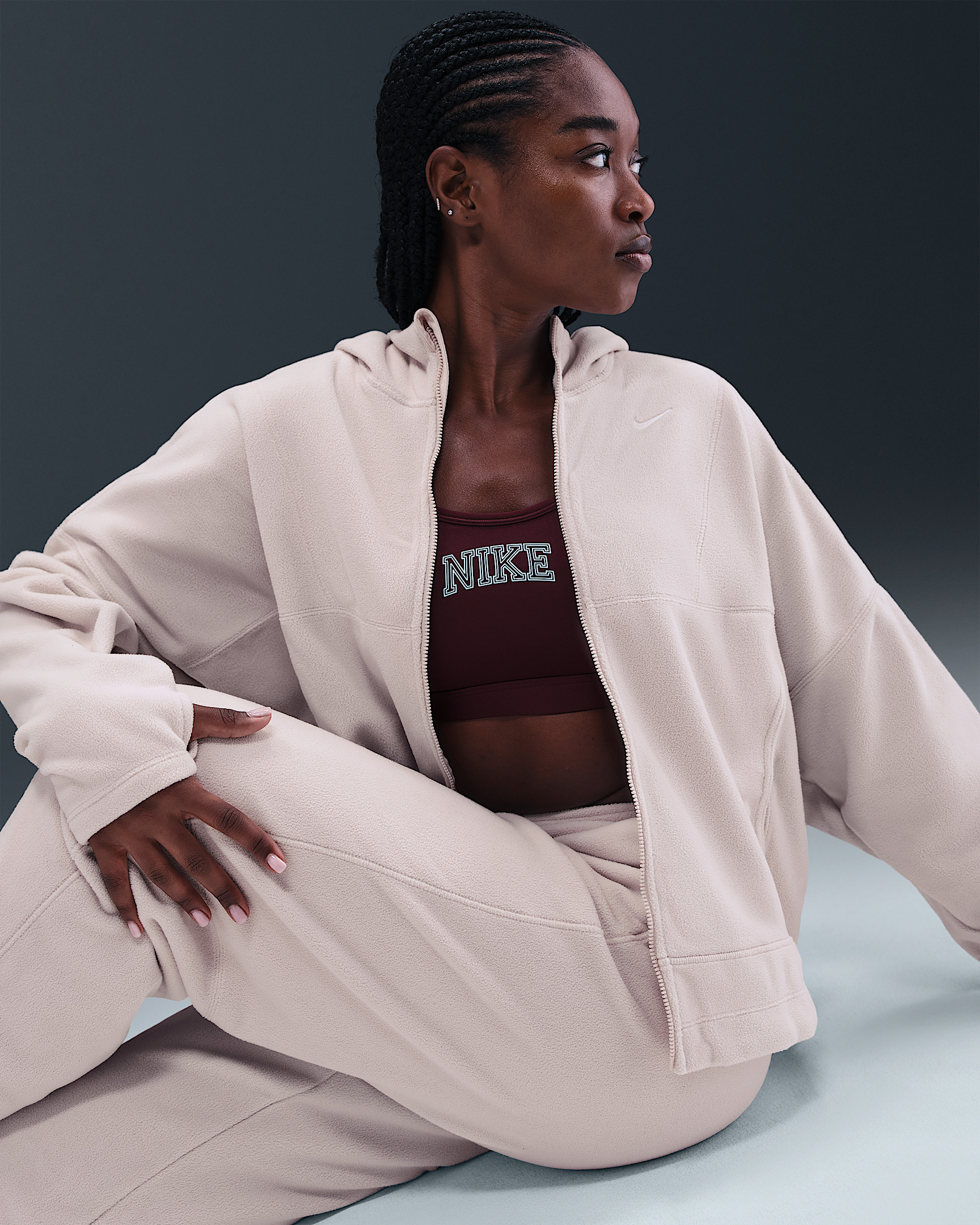 Nike One Women's Therma-FIT Full-Zip Top - 3