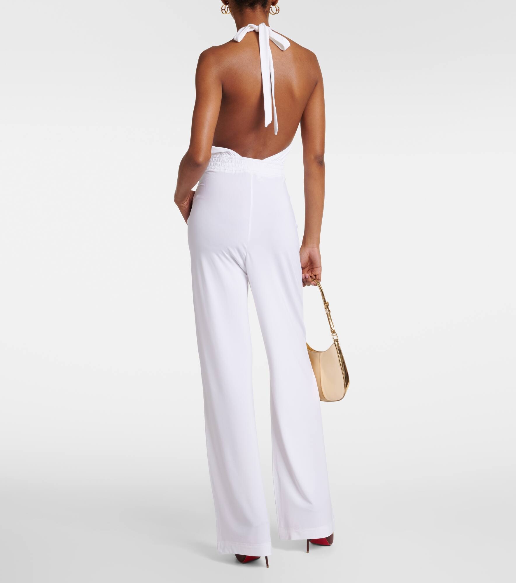 Nice halterneck jersey jumpsuit - 3
