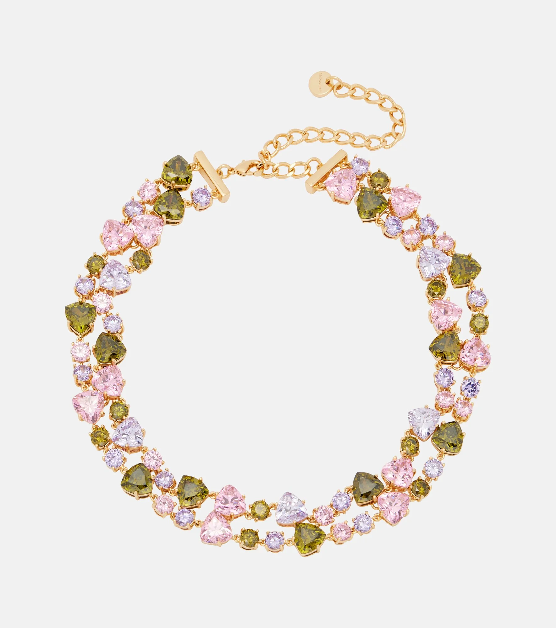 Crystal-embellished necklace - 1