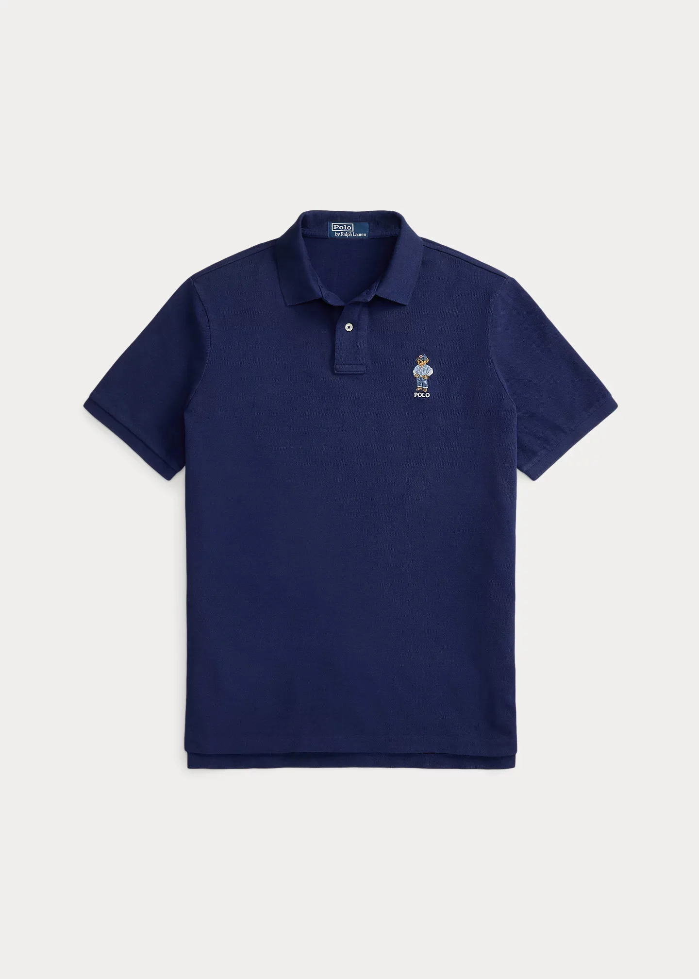 Classic Fit Polo Bear Mesh Polo Shirt - 1