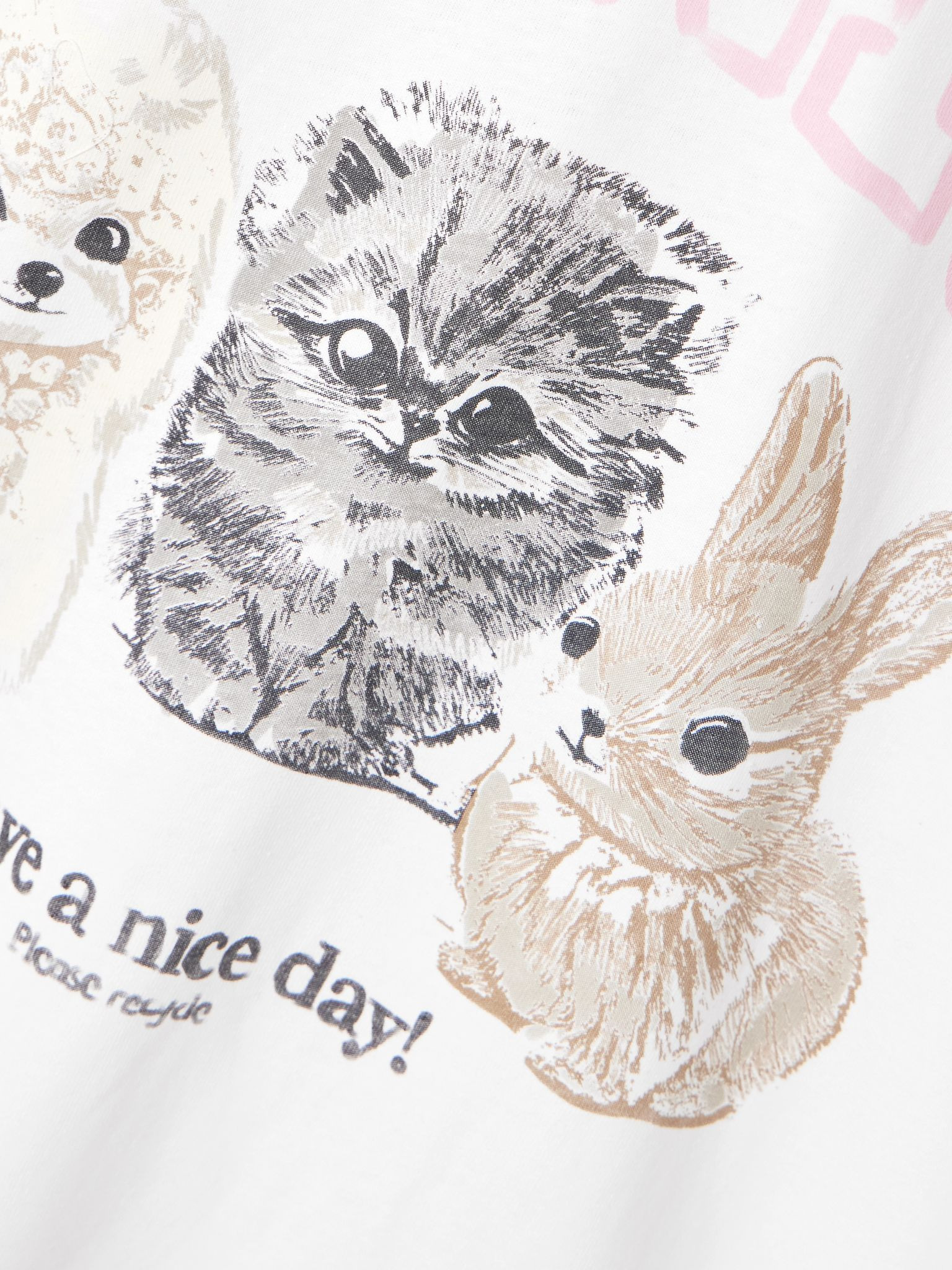 Oversized printed organic and recycled cotton-jersey sweatshirt White - 4