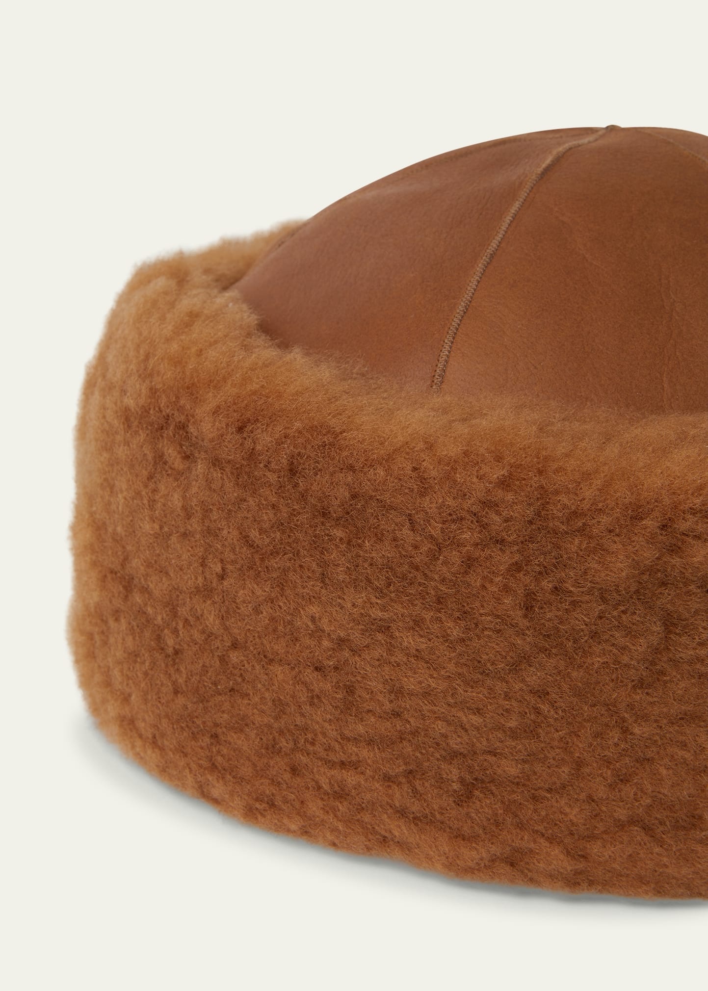 Colbacco Shearling & Leather Beanie - 2