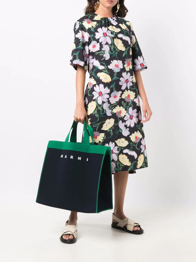 Marni logo-print tote bag outlook