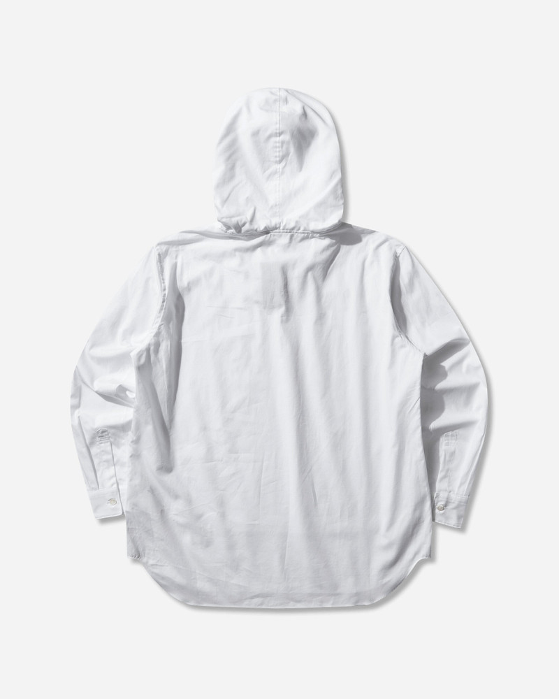 Comme des Garçons Homme Plus Men's Double Hood Longsleeve Shirt White outlook