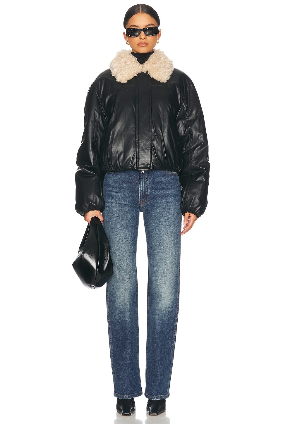 Fran Faux Leather Jacket - 5