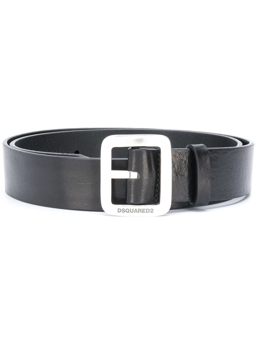 logo buckle belt - 1