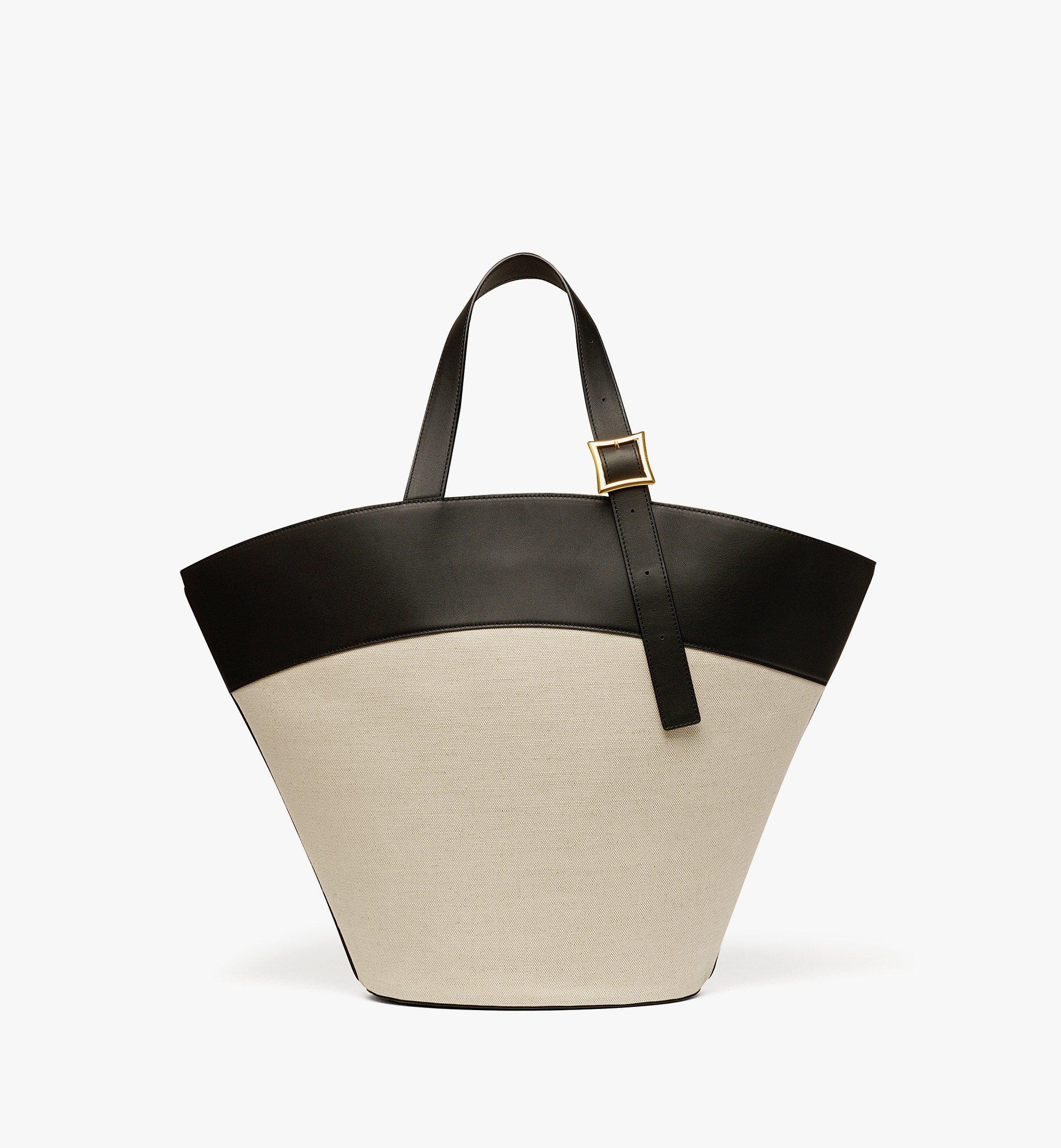 Himmel Tote in Canvas Leather Mix - 5
