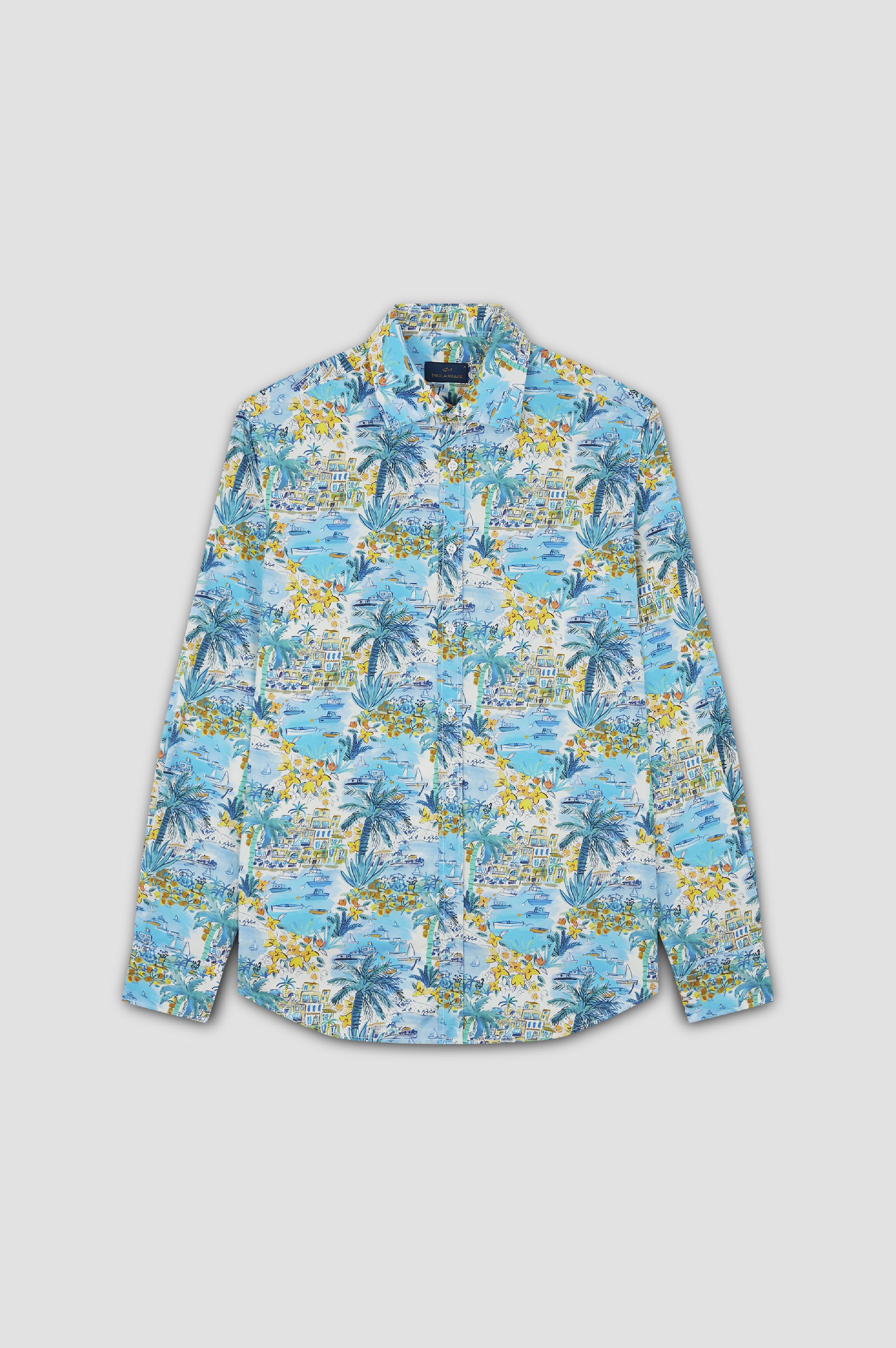COTTON SHIRT WITH CAPRI PRINT - 1